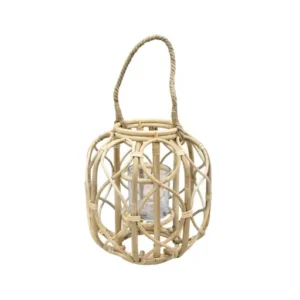 Rattan lantern shade