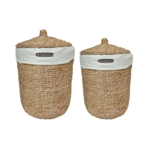 Round Basket with Lid