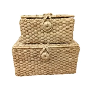 Water Hyacinth Rectangular Storage Box