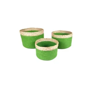 Round storage baskets